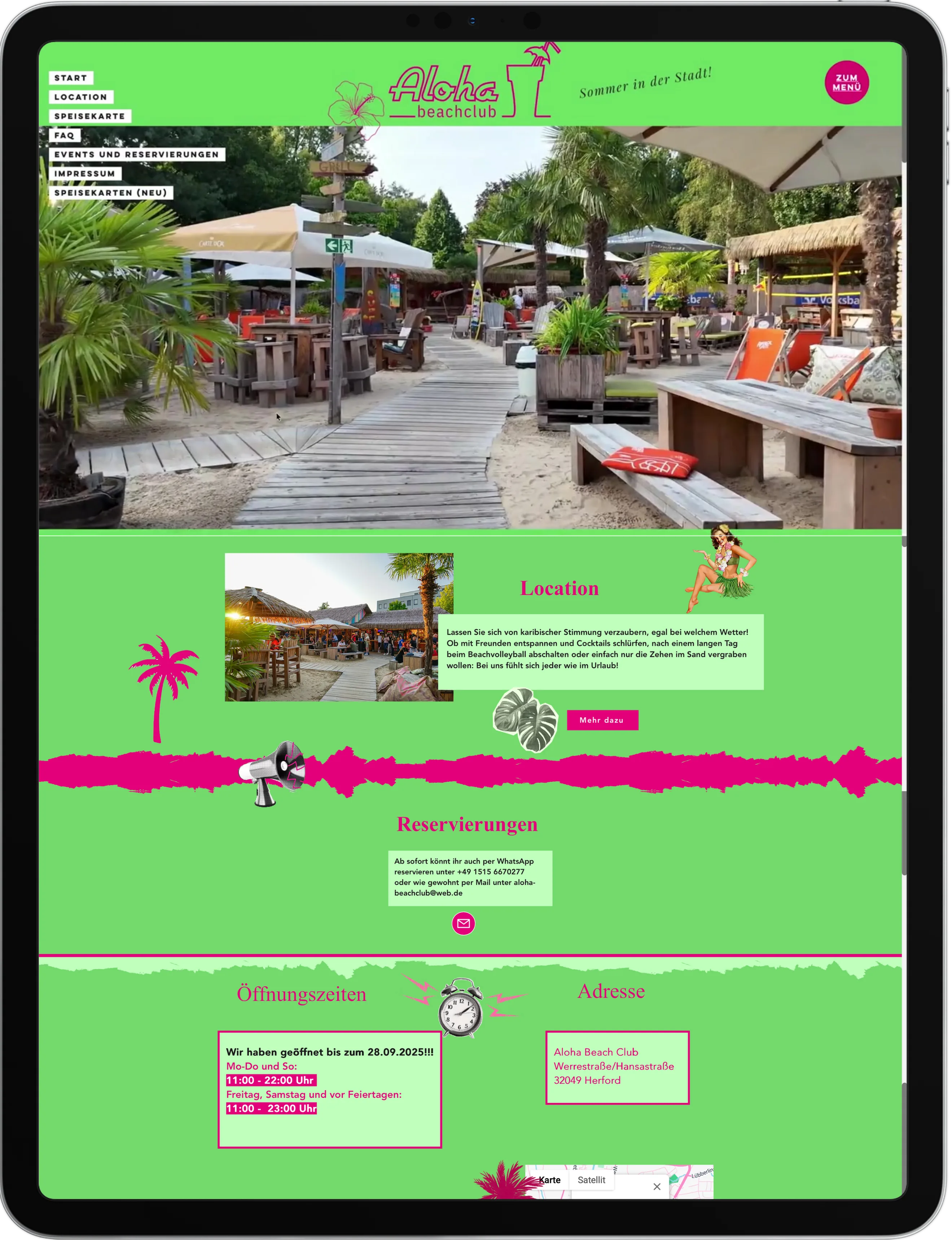 Aloha Beach Club Website